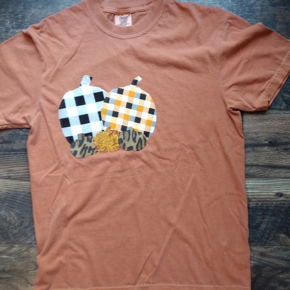 Women's Comfort colors fall Thanksgiving pumpkin shirt CHOOSE WHICH COLOR - Picture 4 of 8